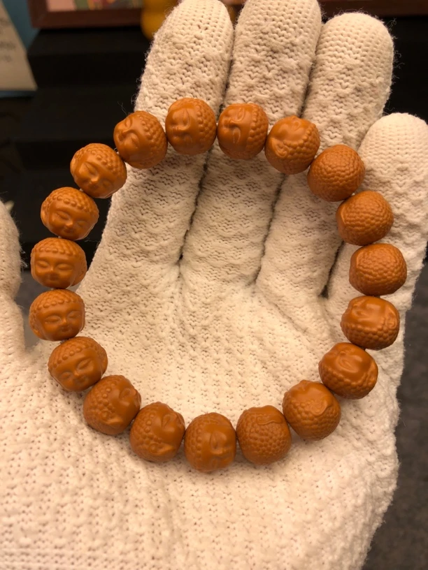 尚云轩出品-猴头手串-宝宝佛-原皮原色-全品无暇-尺13mm