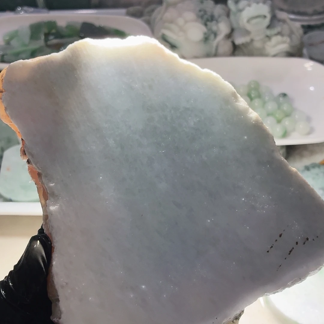 翡翠未镶嵌颈饰边角料