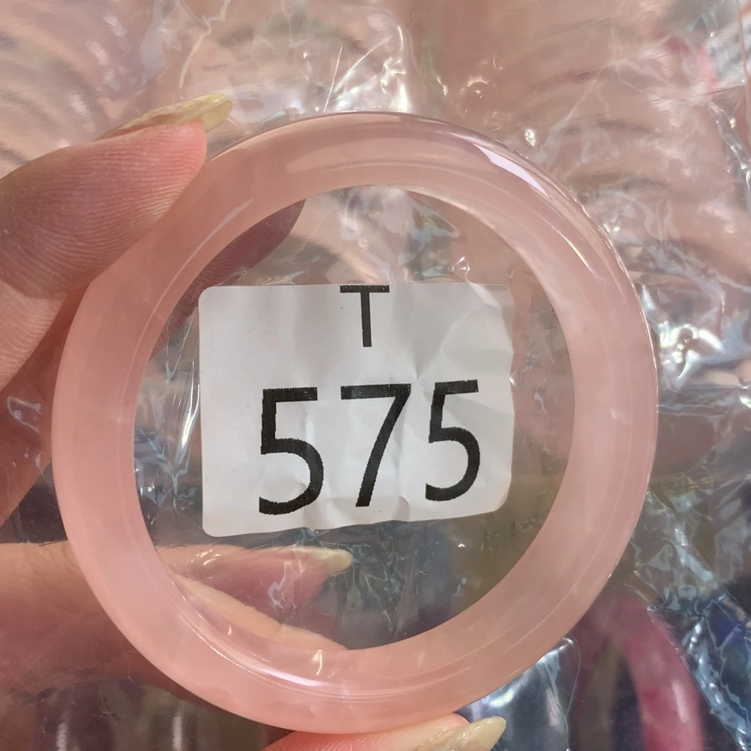 加***云水晶未镶嵌珠宝半成品水晶手镯575-52