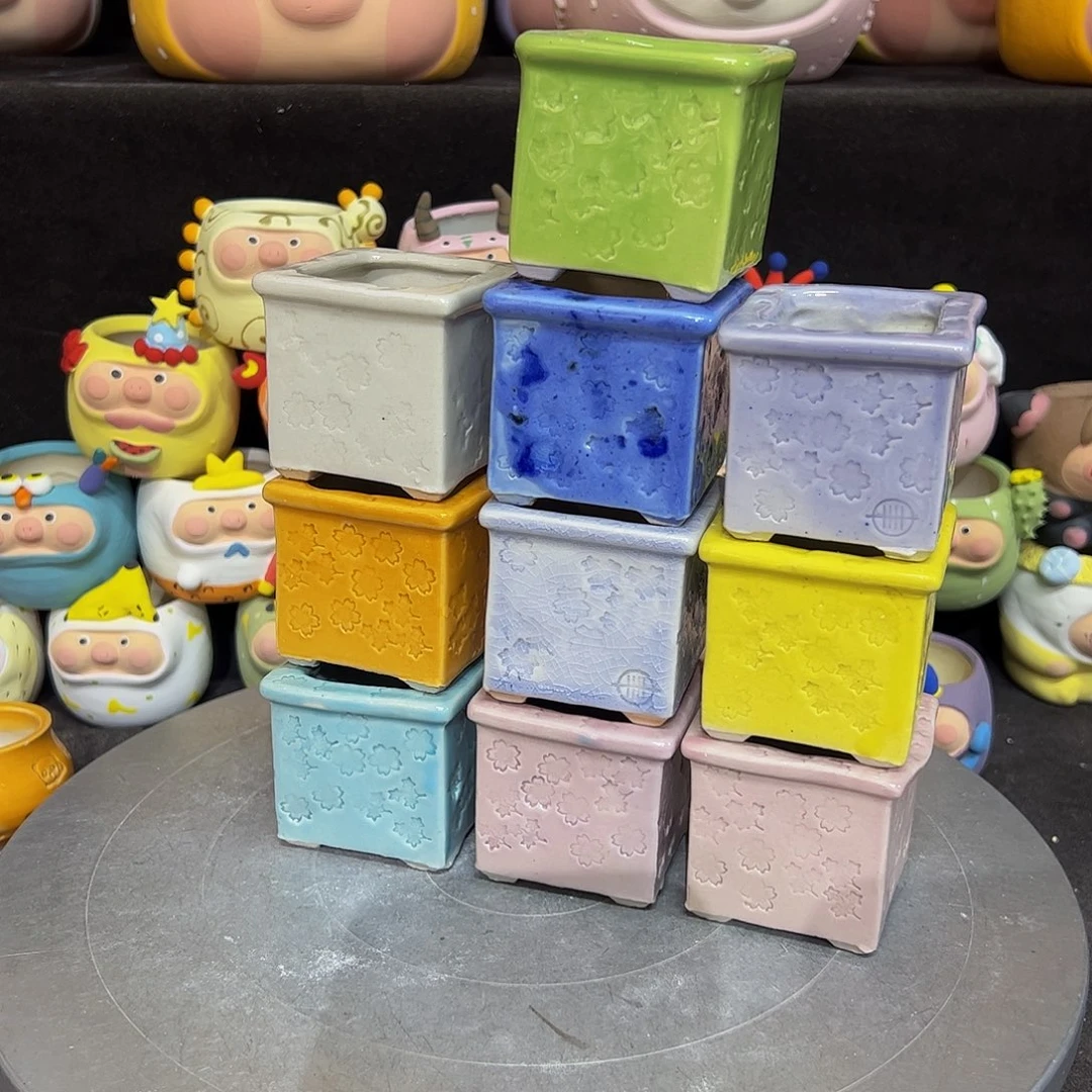 陶瓷多肉花盆 满百包邮