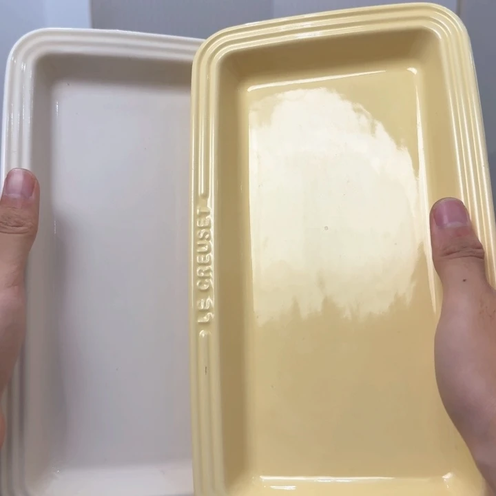 瓷片微瑕2个长鱼盘