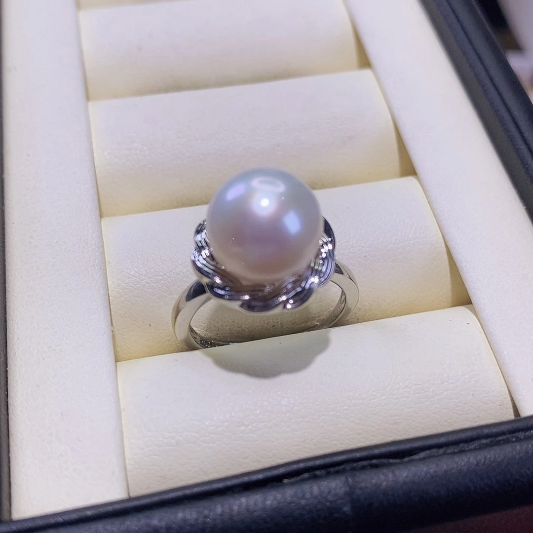 淡水珍珠戒指合金