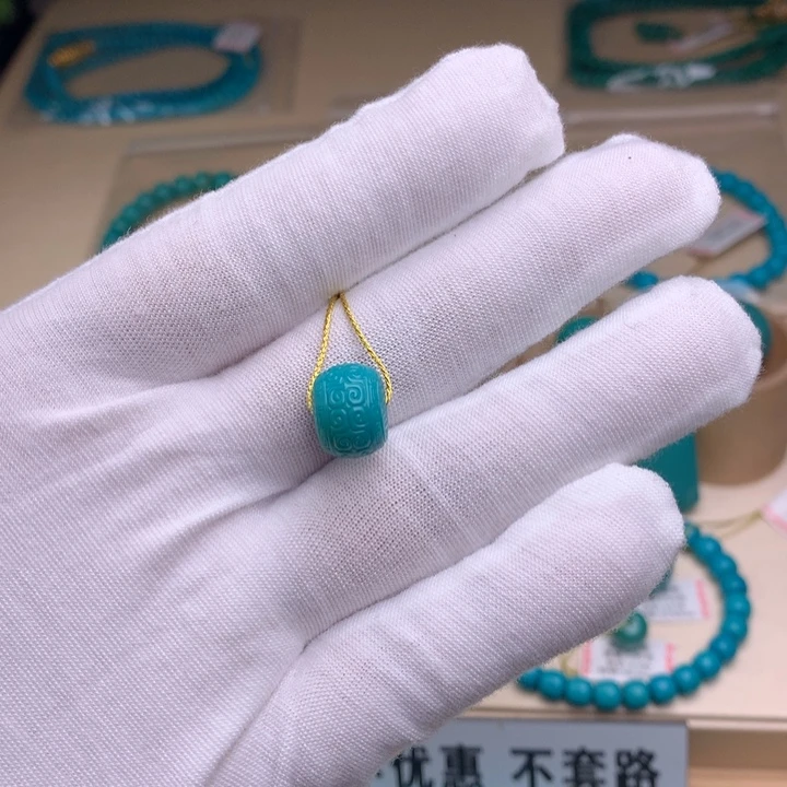 未镶嵌绿松石珠宝奇石