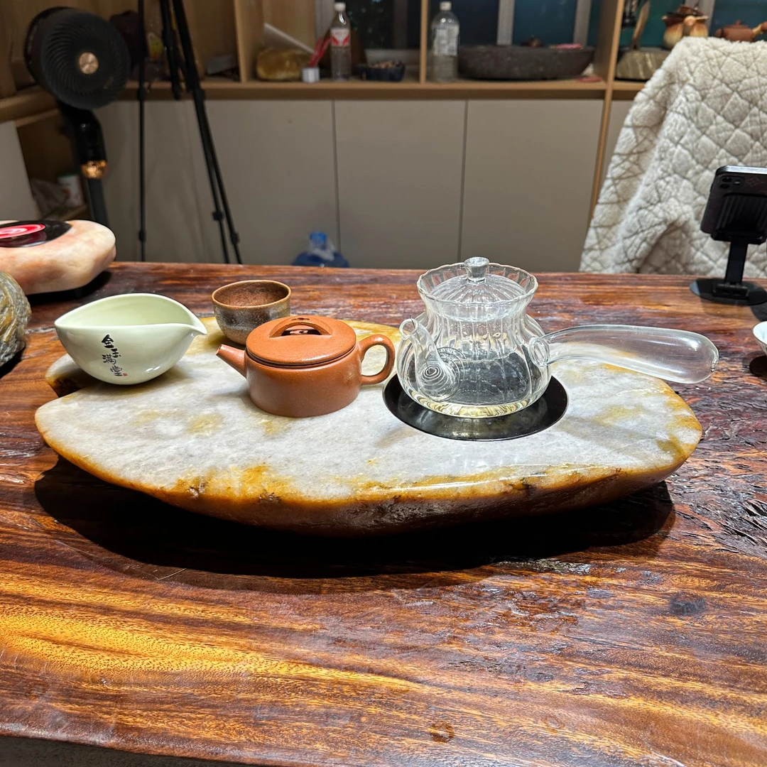 手工茶炉石头茶炉煮茶器电陶炉煮茶器家用茶道煮水创意耐热透明