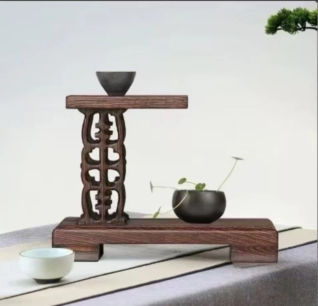 【直播推荐】鸡翅木双台博古架