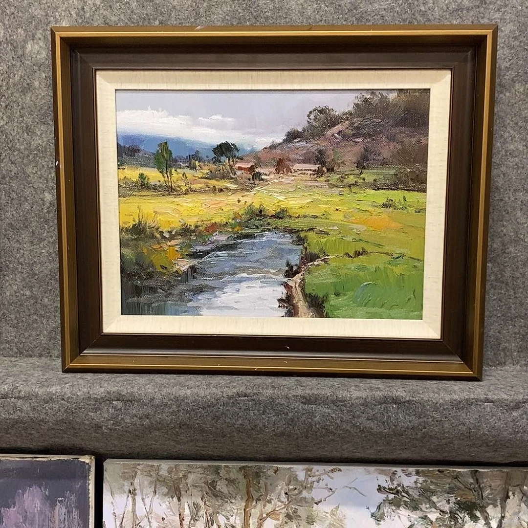油画带外框画芯尺寸40x30cm