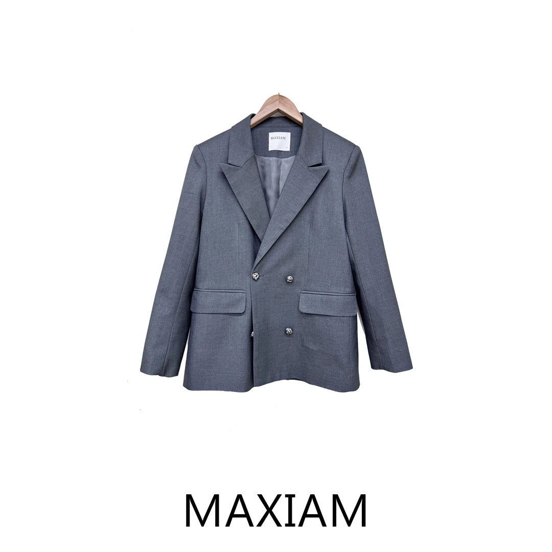MAXIAM  实穿主义 设计师款高级感廓形气质西服高级感西装外套女