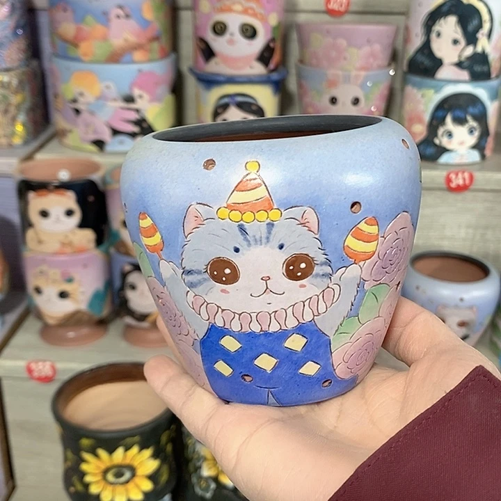 景德镇精品墨色美盆7/9