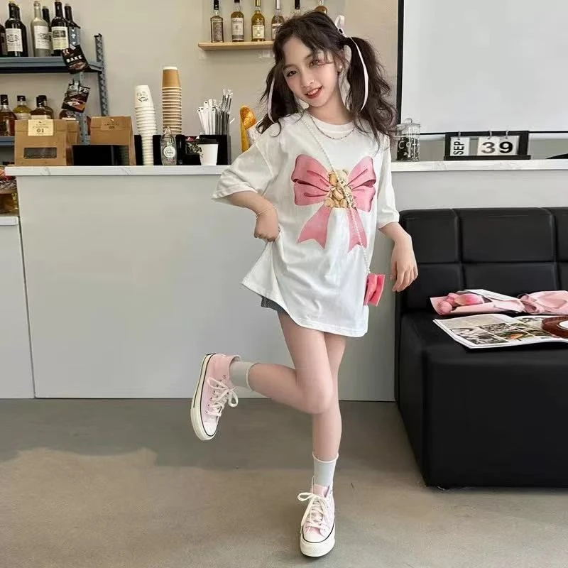 糖玉高货女童单件短袖【蝴蝶结】不带包