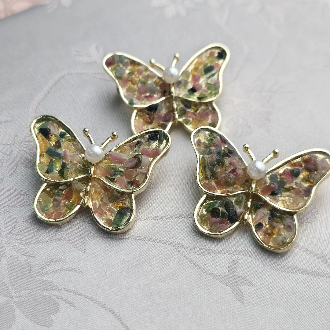 【书记甄选】原创碧玺蝴蝶胸针 多样性发一件 TS030