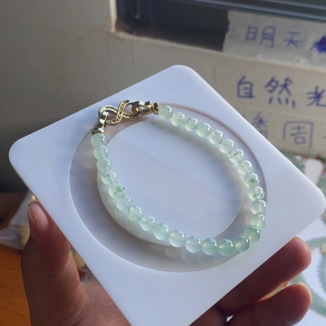 定制翡翠未镶嵌26 缅甸翡翠A货卡6.5