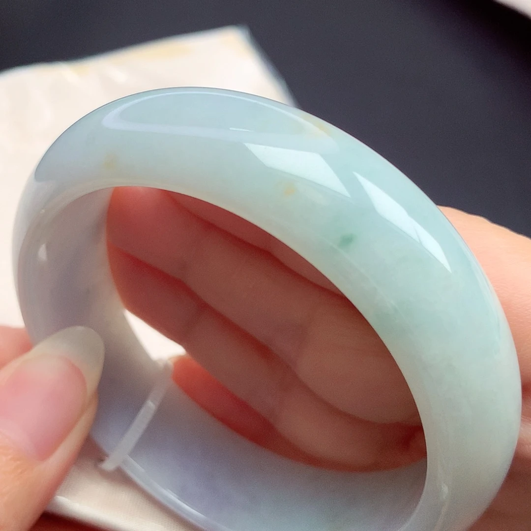 翡翠未镶嵌手镯57.4圈口