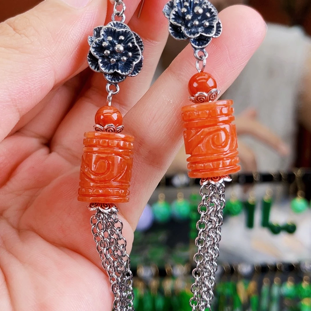 未镶嵌翡翠耳饰饰品