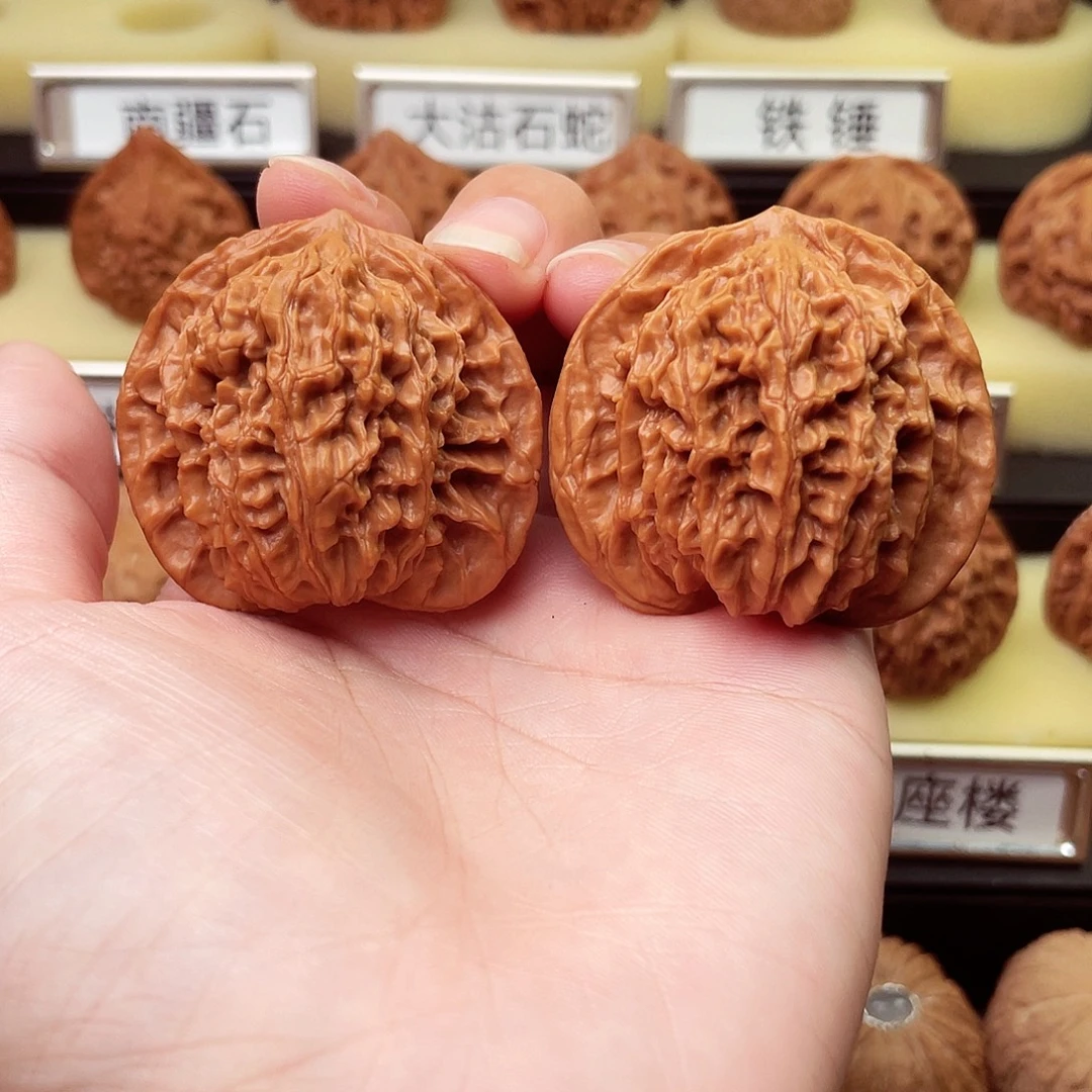 吊坠文玩核桃盘龙纹43尺6182