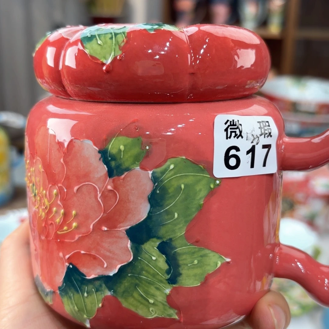 景德镇手绘高温釉下彩陶瓷茶具