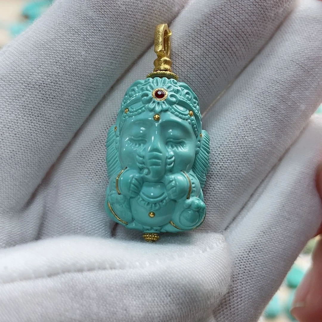 绿松石珠宝奇石未镶嵌