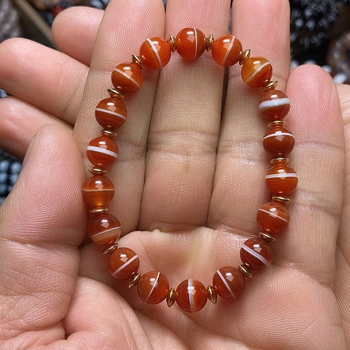 玛瑙/玉髓手链未镶嵌