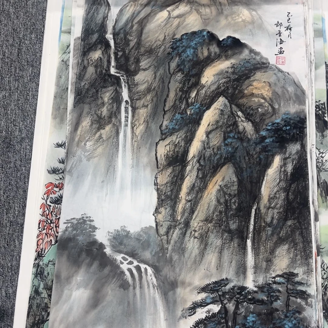 国画绘画作品在国内外