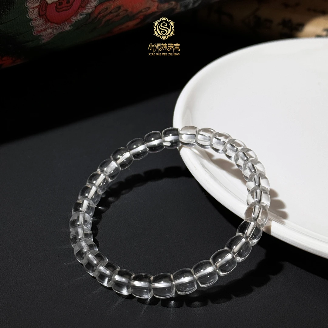 扶摇臻选|喜马拉雅白水晶直切手串7-0298