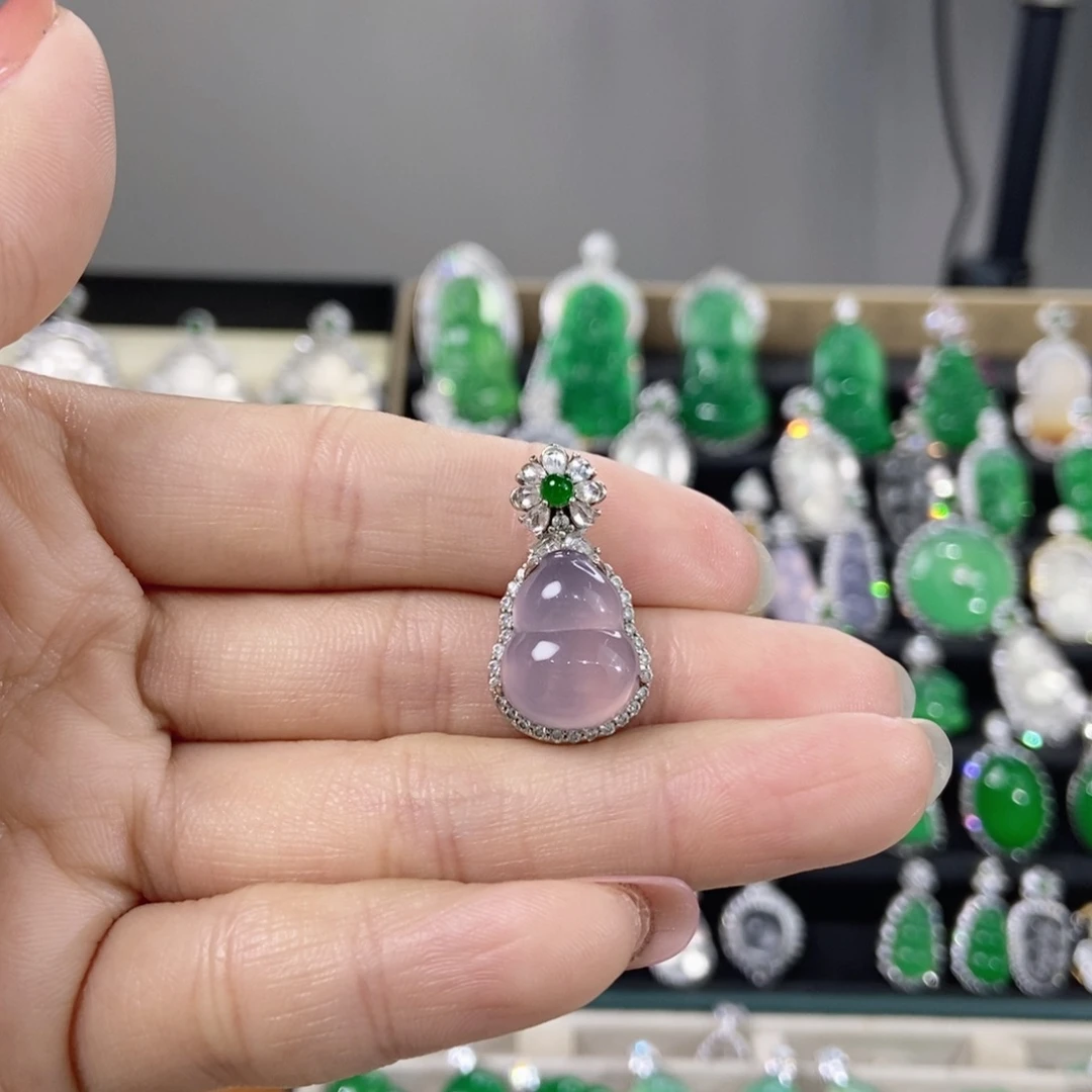 玛瑙/玉髓吊坠(不含链)银S925镶嵌嘉*懿