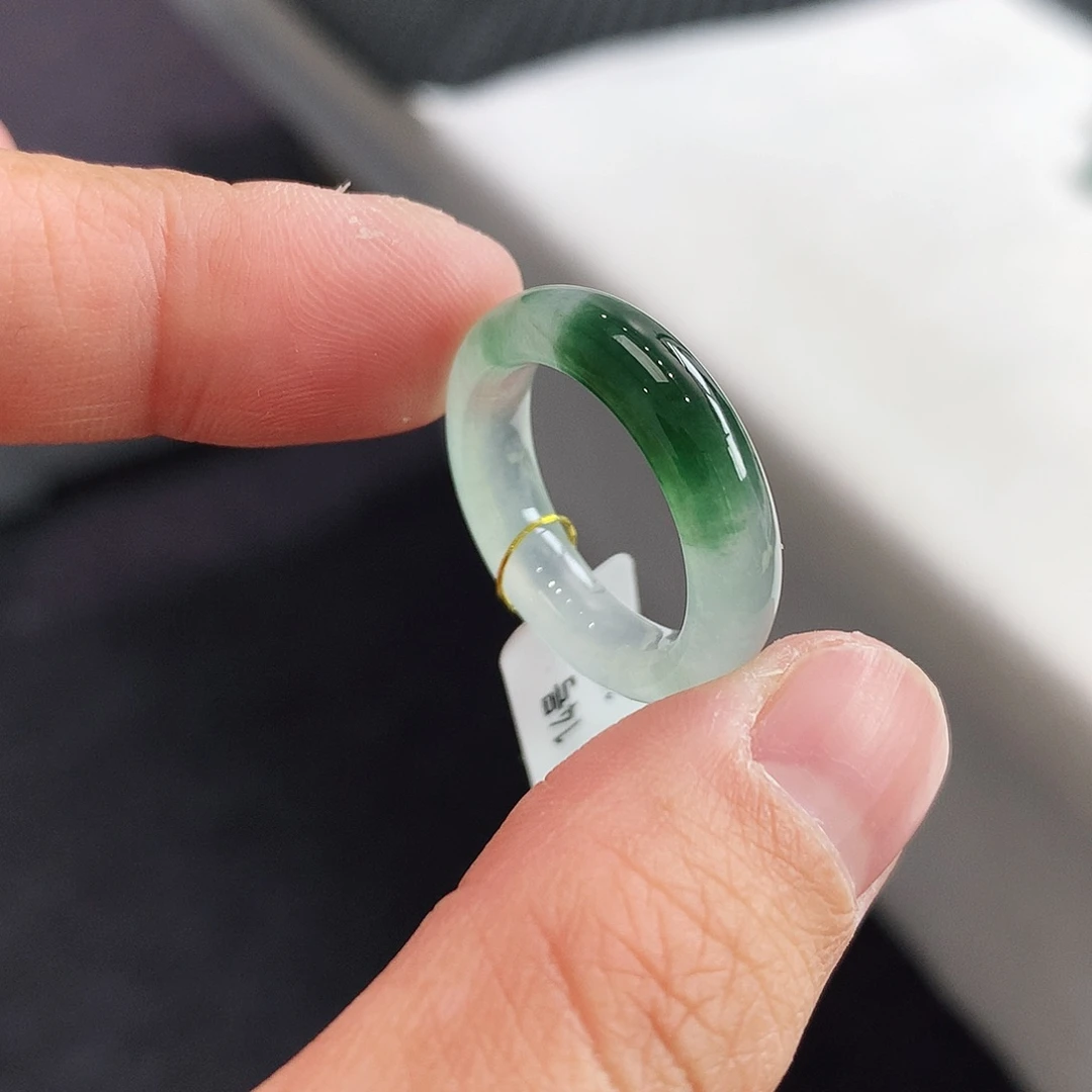 翡翠未镶嵌戒指14号