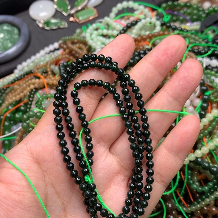 和田玉未镶嵌手链6