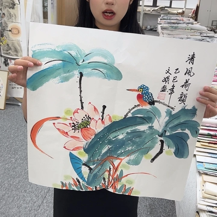 国画国画作品纯手绘