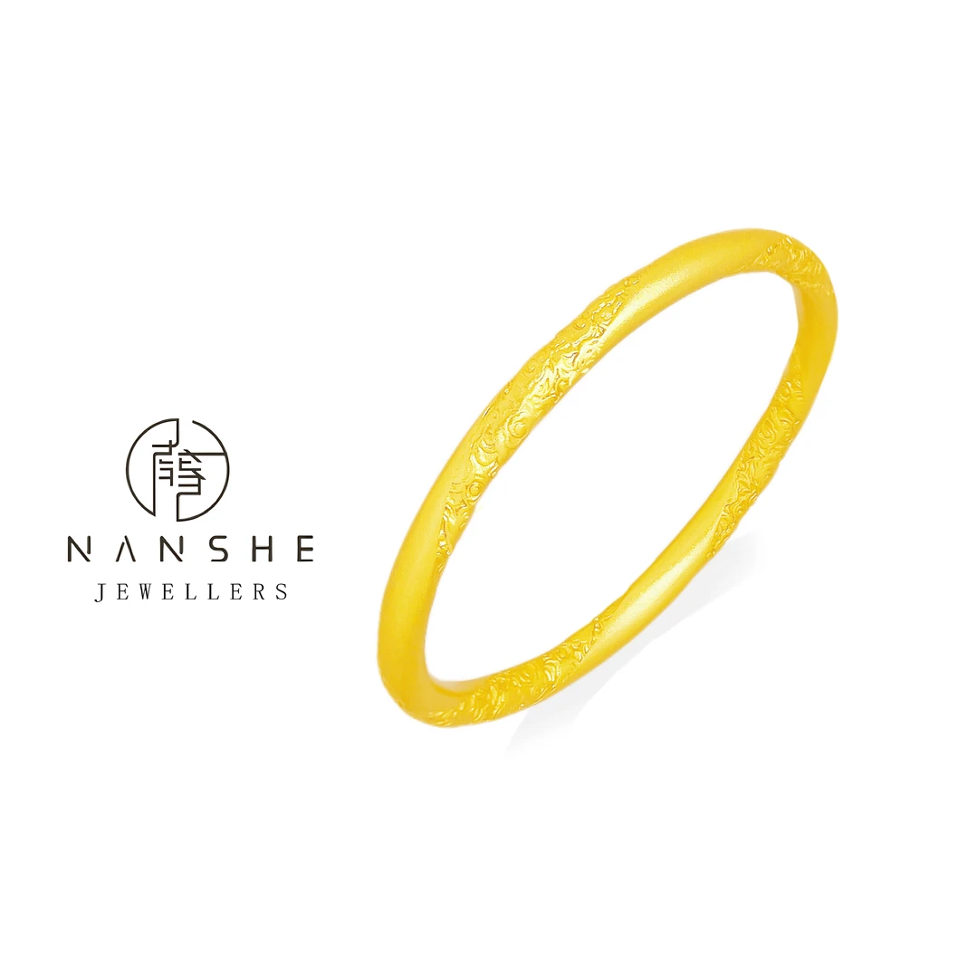 NANSHE/南奢 中国风古法祥云手镯复古百搭 L904