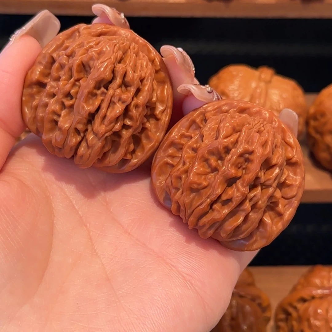 桃核吊坠四座楼42 精品901