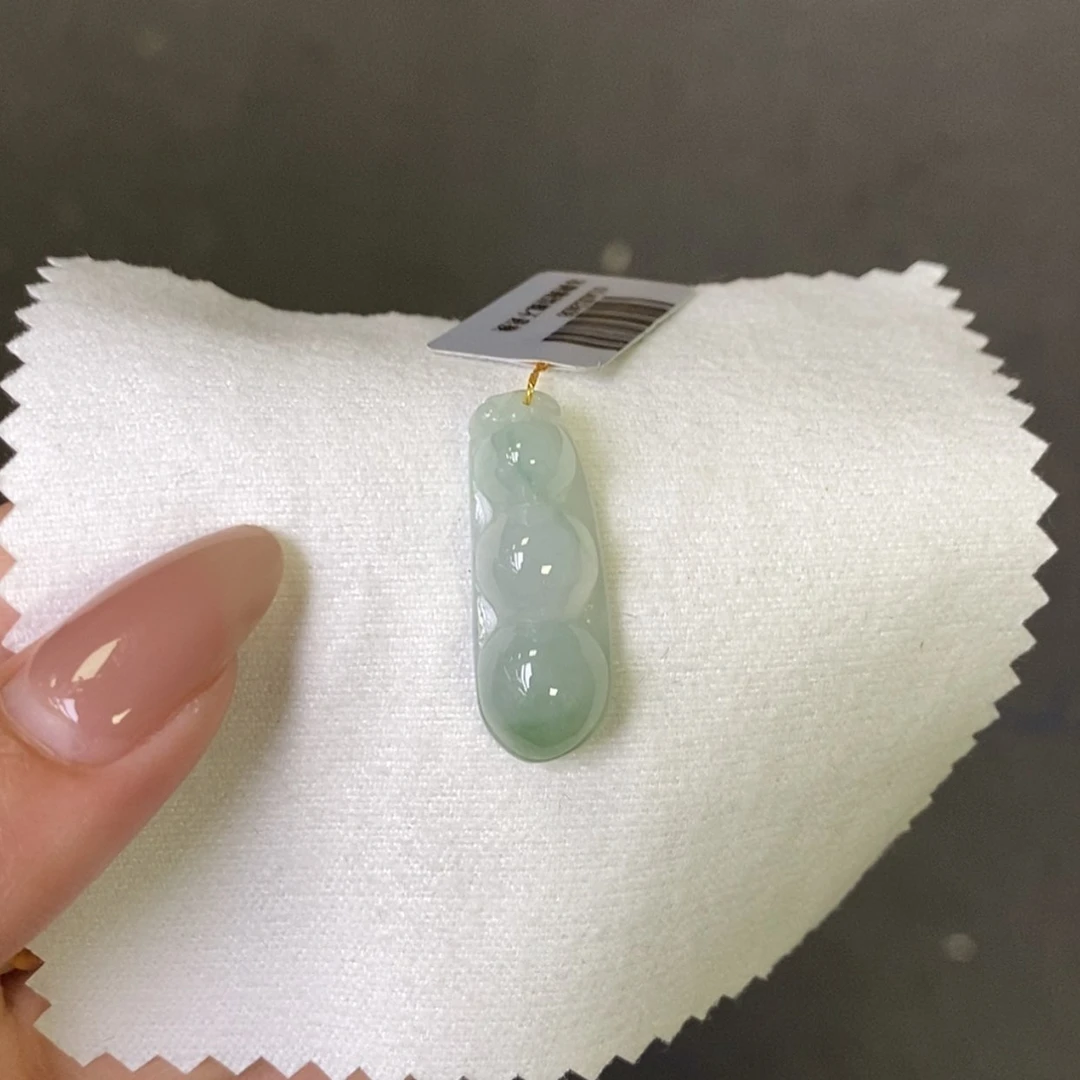 【闪购商品】颈饰未镶嵌翡翠福豆