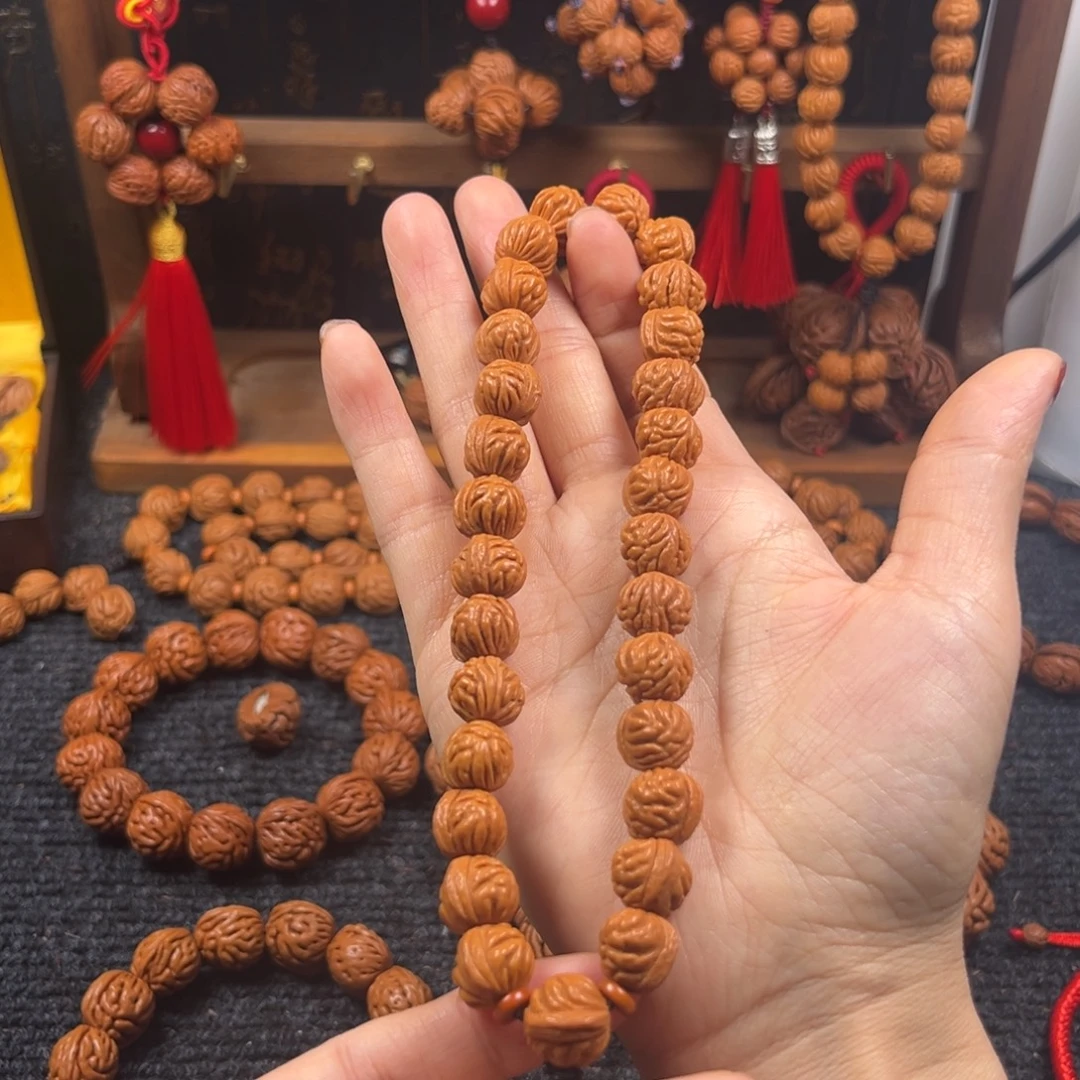 吊坠桃核桃枭手串l3