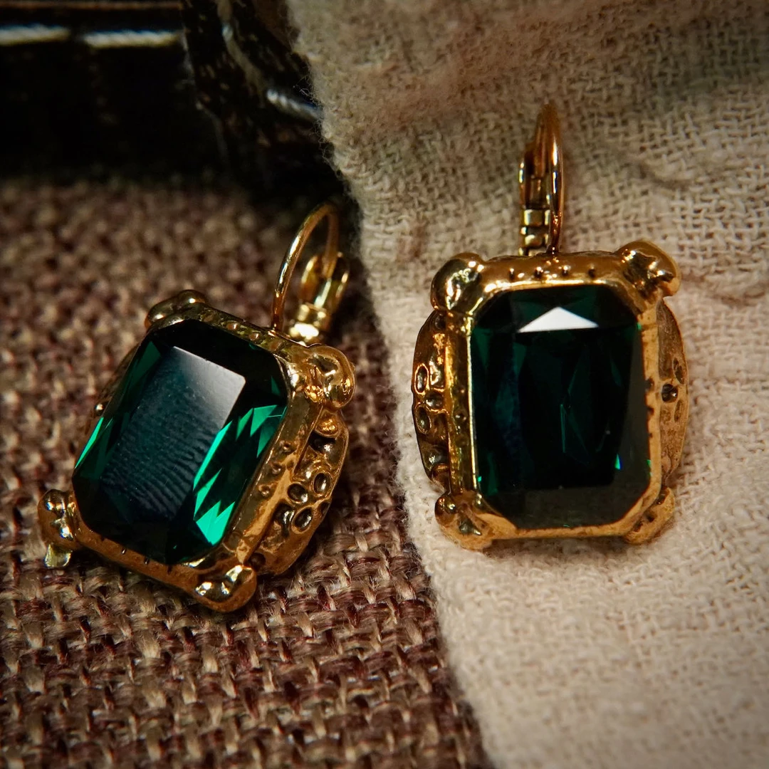 铜合金耳饰 翡冷翠首饰耳钉 佛罗伦萨气质耳饰耳钩S29