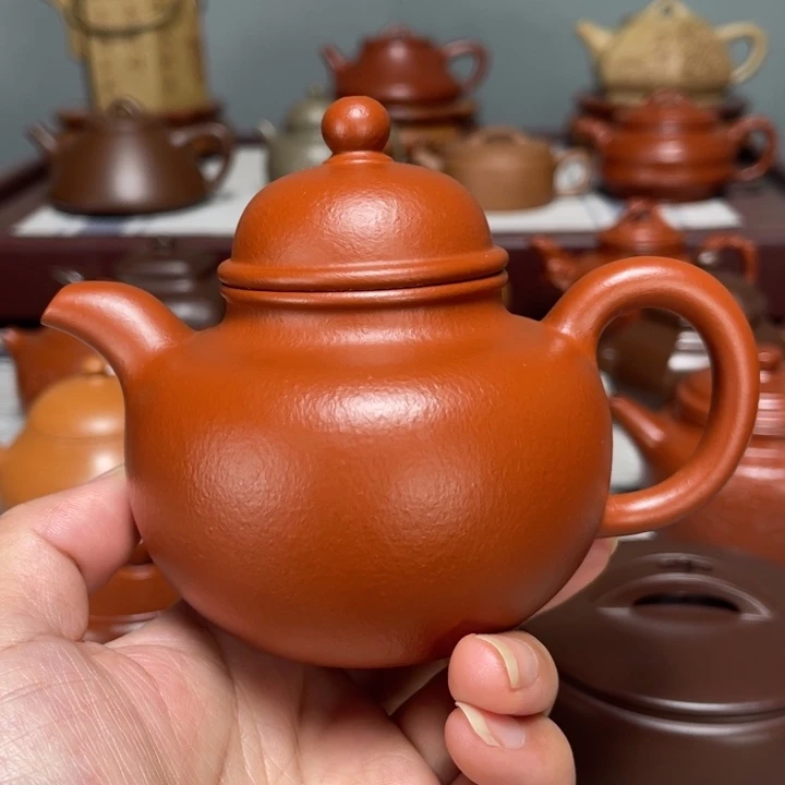 紫砂茶壶全手工制作220cc