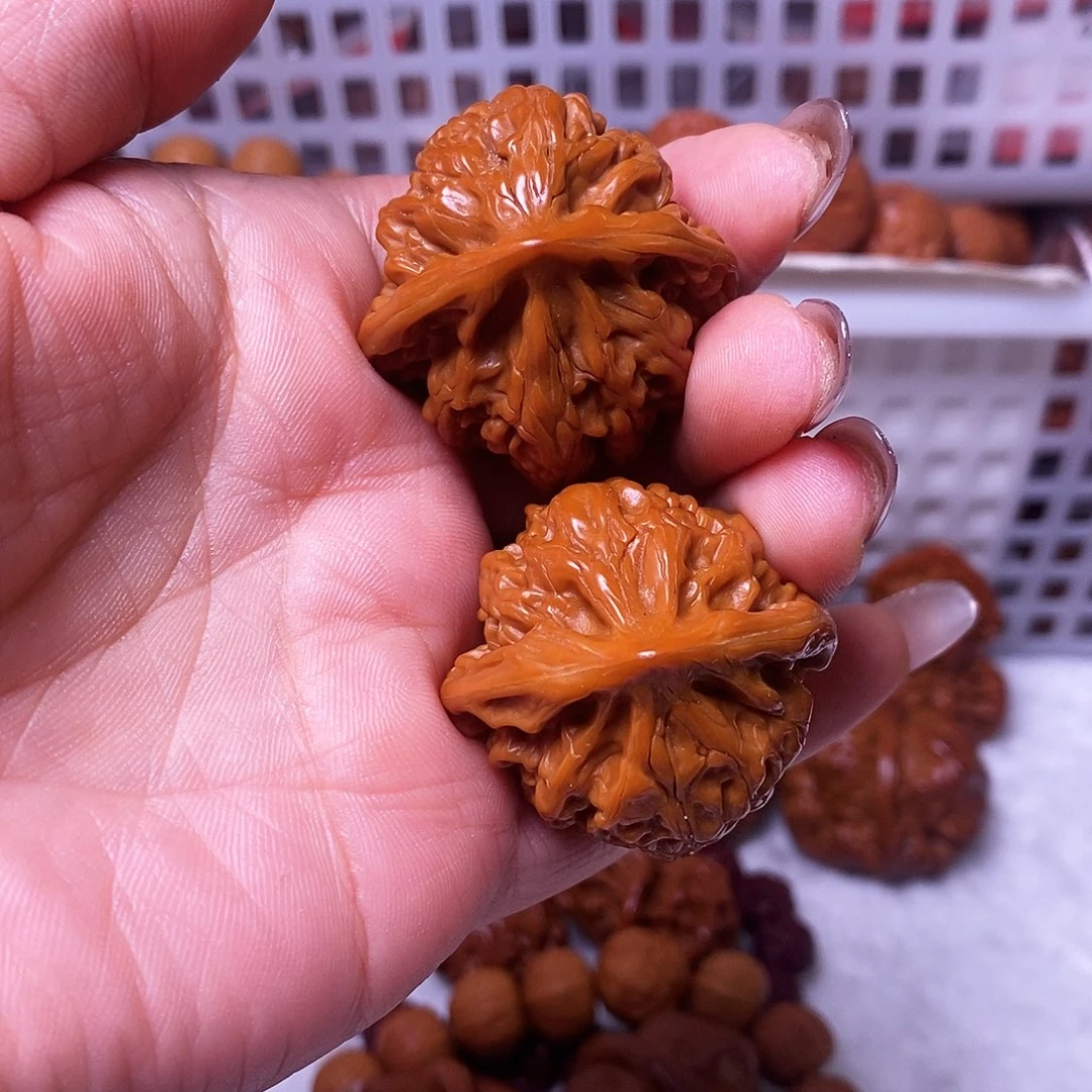 吊坠文玩核桃玉龙粗筋36