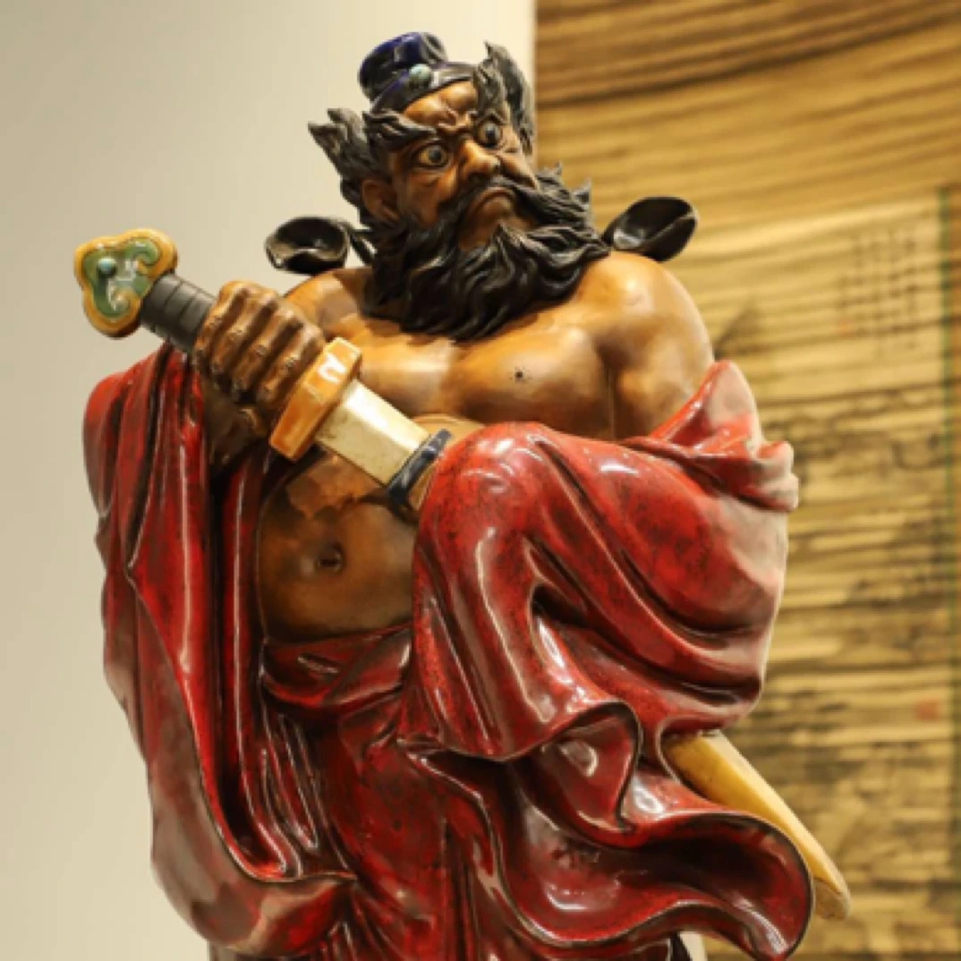 石湾窑 钟馗人像