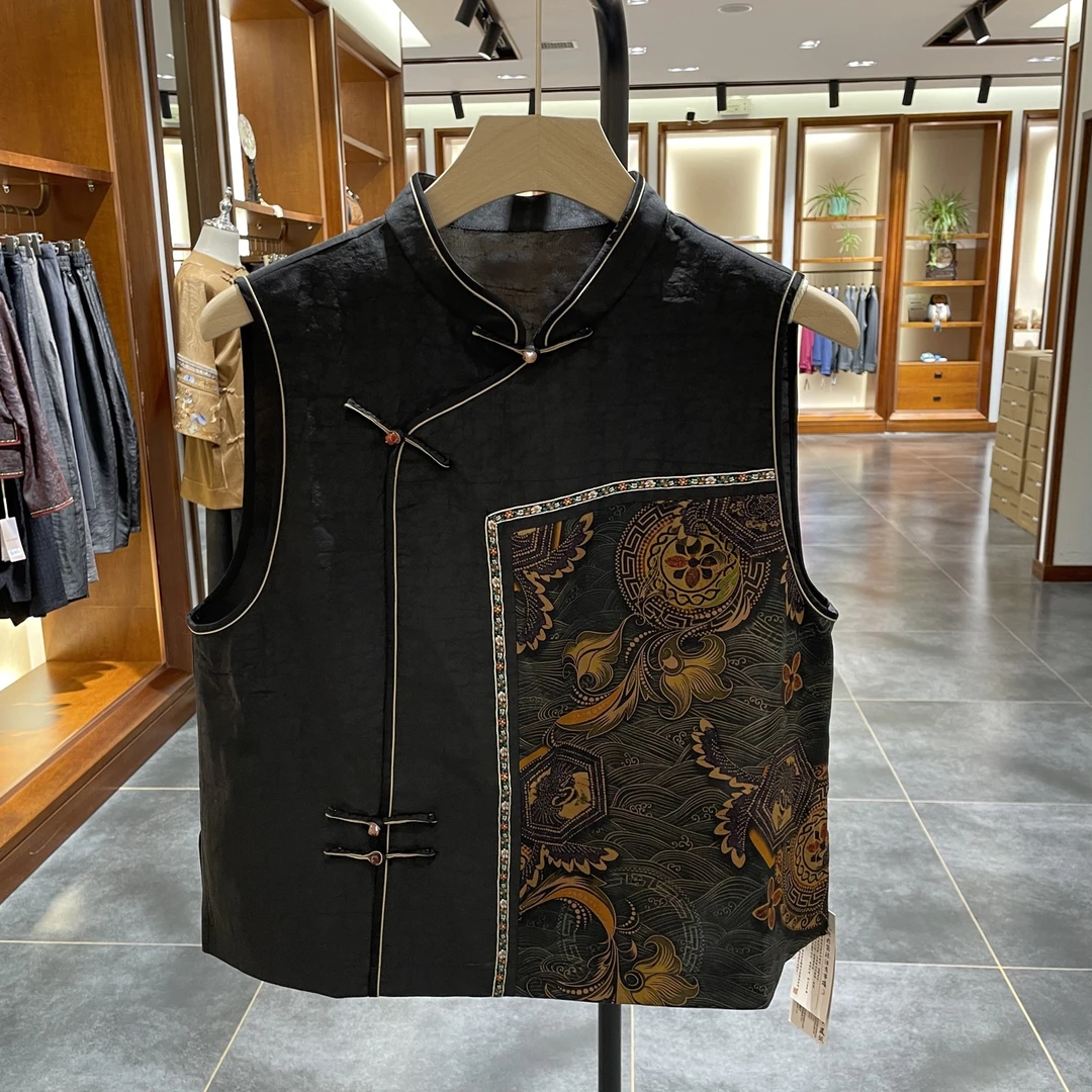 【陈列品】桑蚕丝女马甲A3110