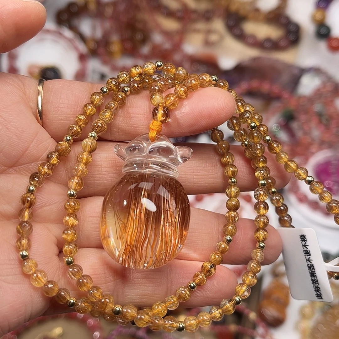 未镶嵌颈饰水晶多样性发一