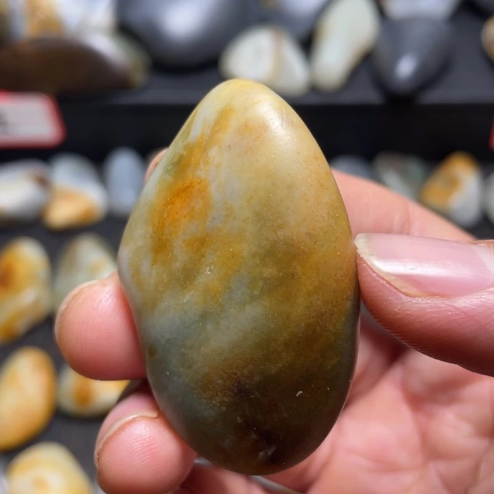 和田玉未镶嵌挂件75