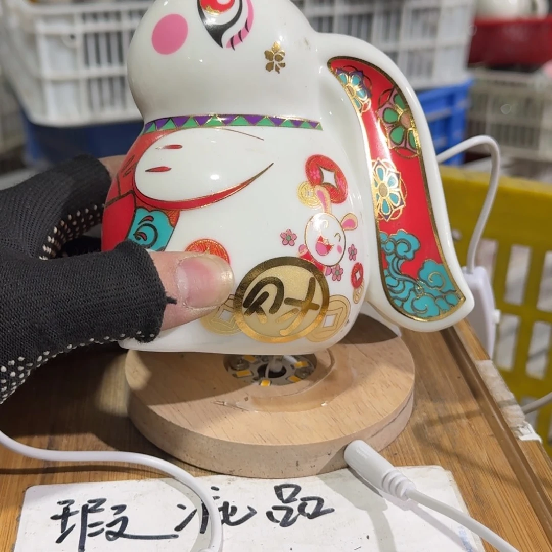 瑕疵介意勿拍陶瓷器皿B440买家自己黏