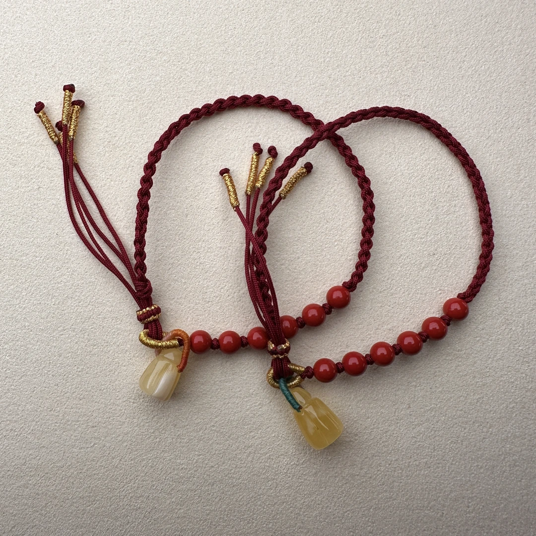 新年福利蜜蜡莲蓬编绳手链Z208多样性发其一