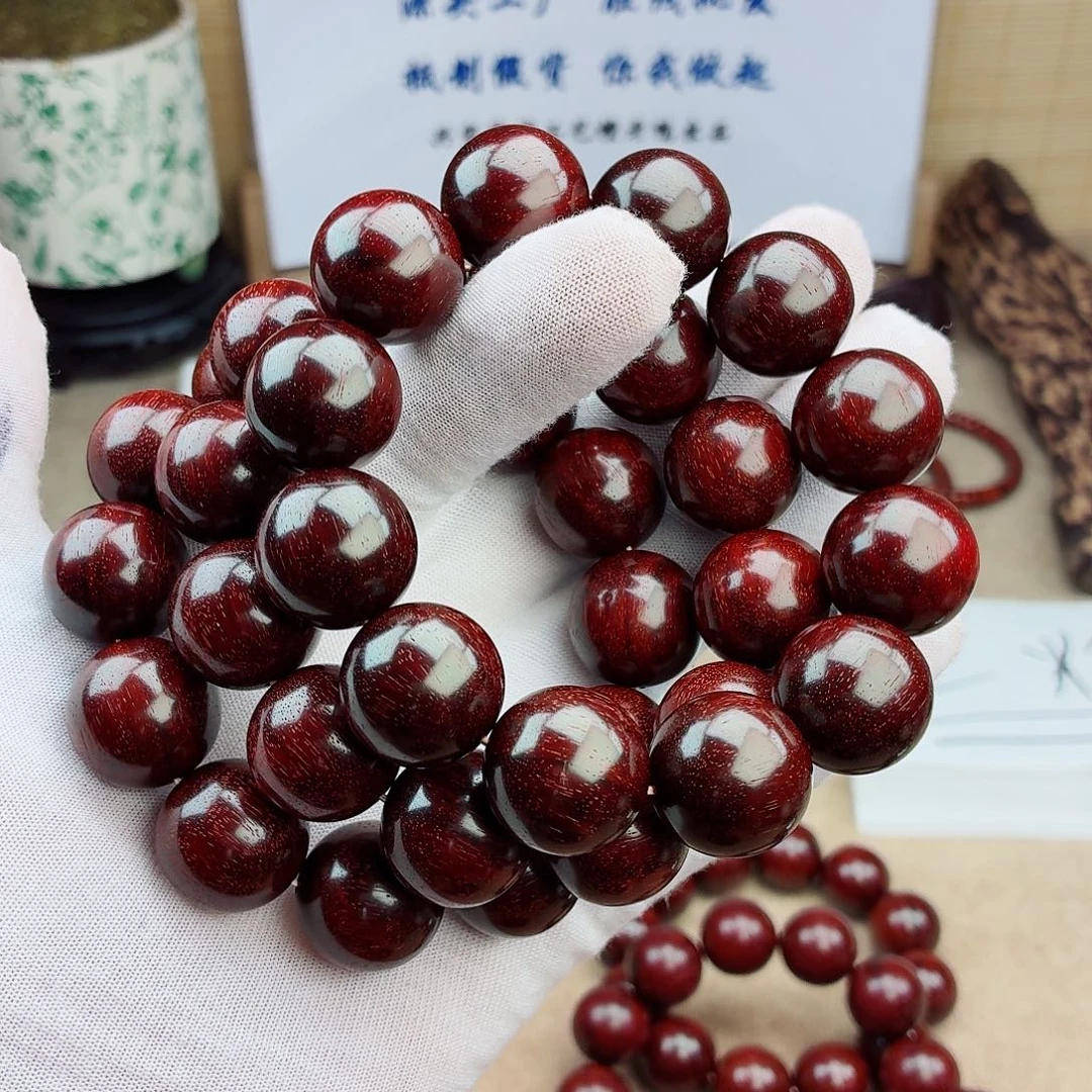 檀香紫檀（小叶紫檀）手串/手链20无胶无腊原汁原味5a
