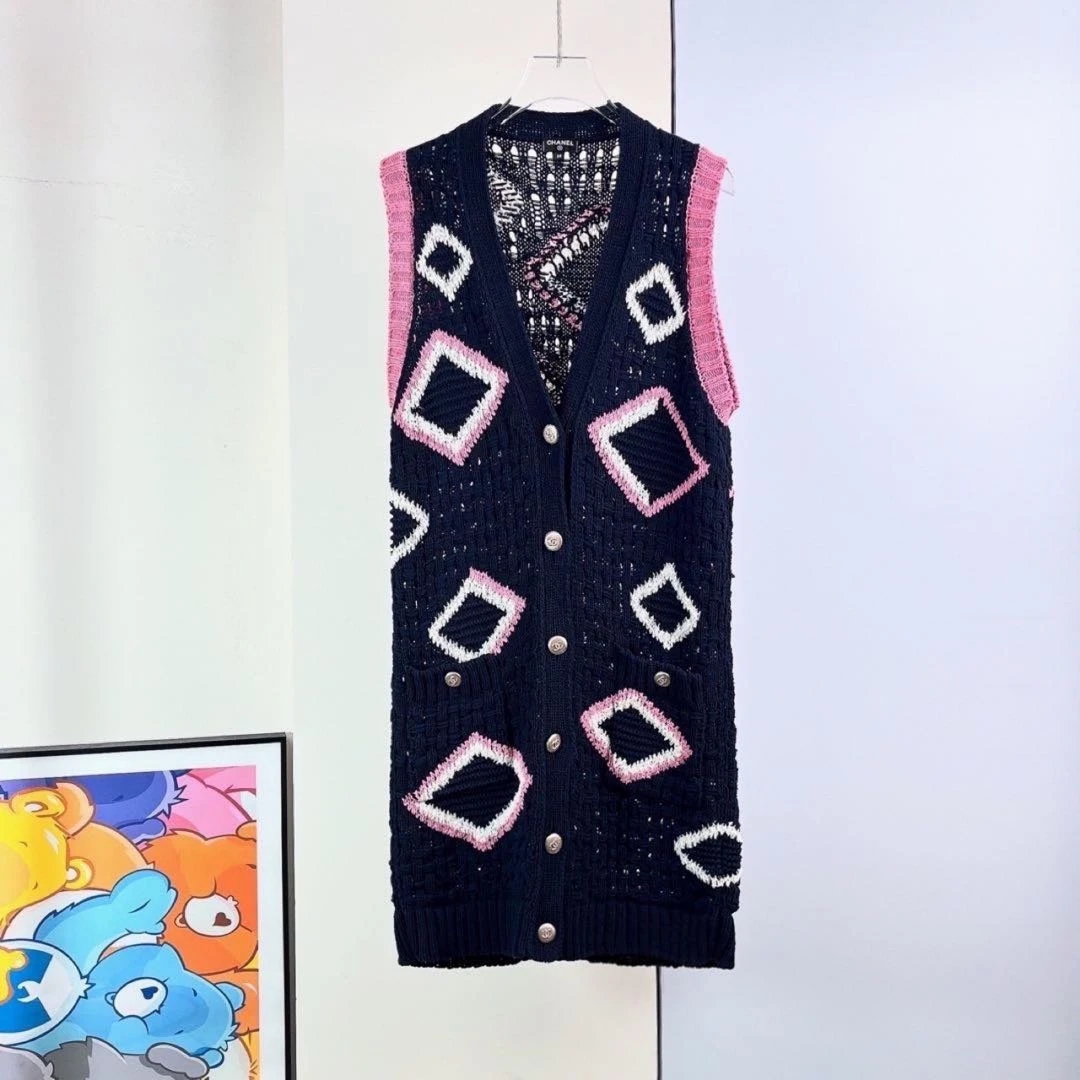 95新 Chanel/香奈儿 马甲开衫外套 /38码/Xspa8790/20年早春预告