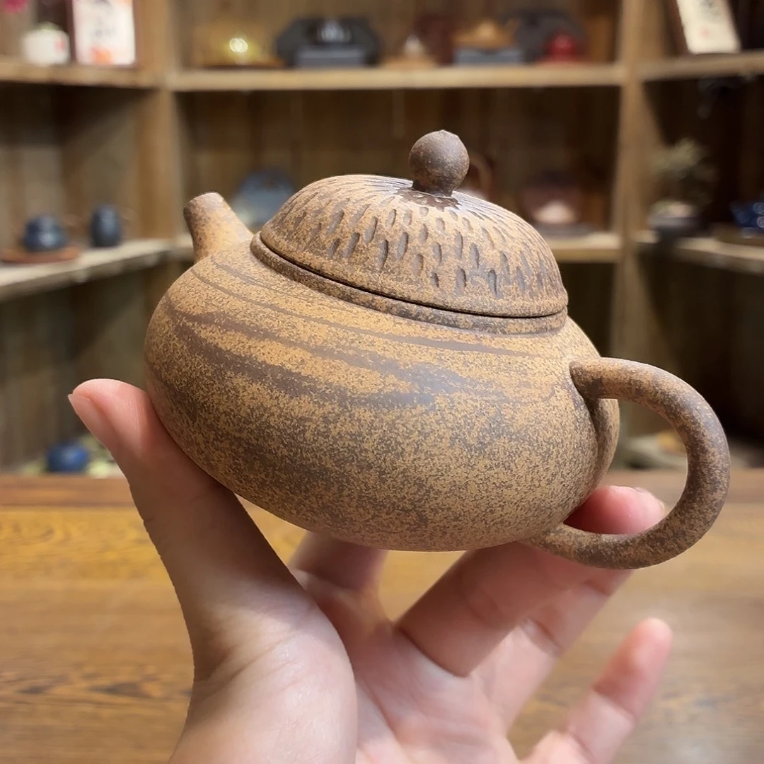 柴烧老岩泥茶器皿