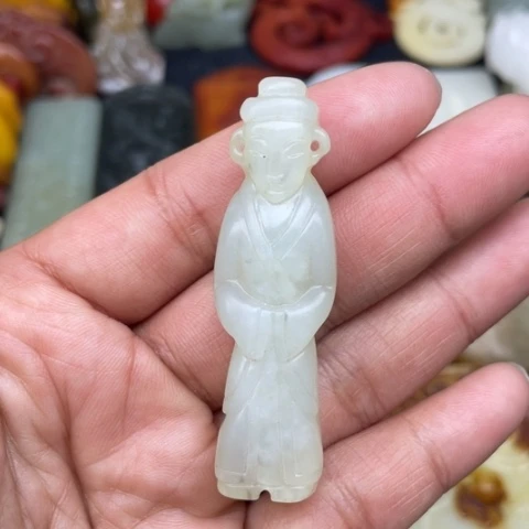 蛇纹石玉颈饰未镶嵌74