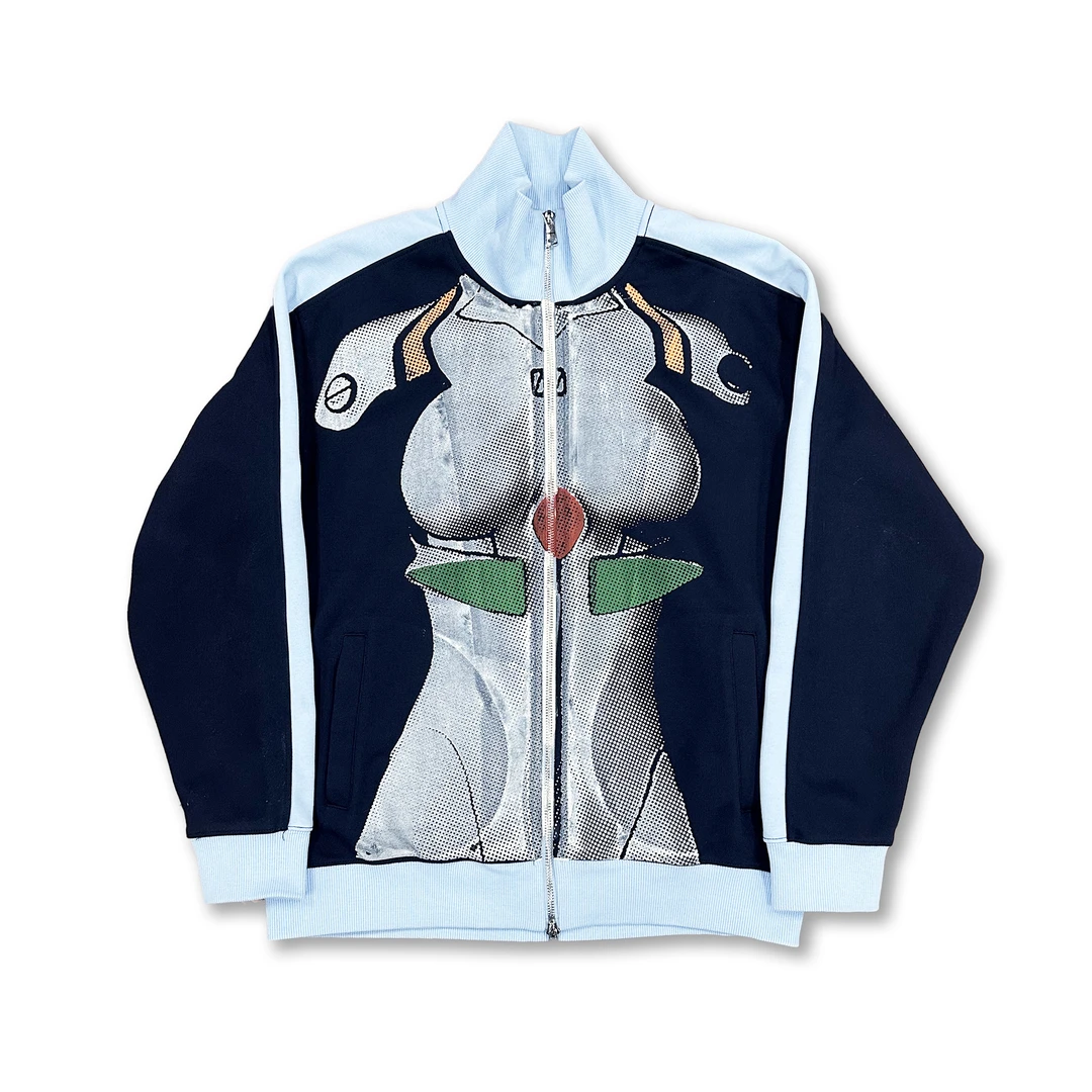 STEP ONE“EVA丽丽”胶衣战斗胶衣长袖训练服拉链卫衣