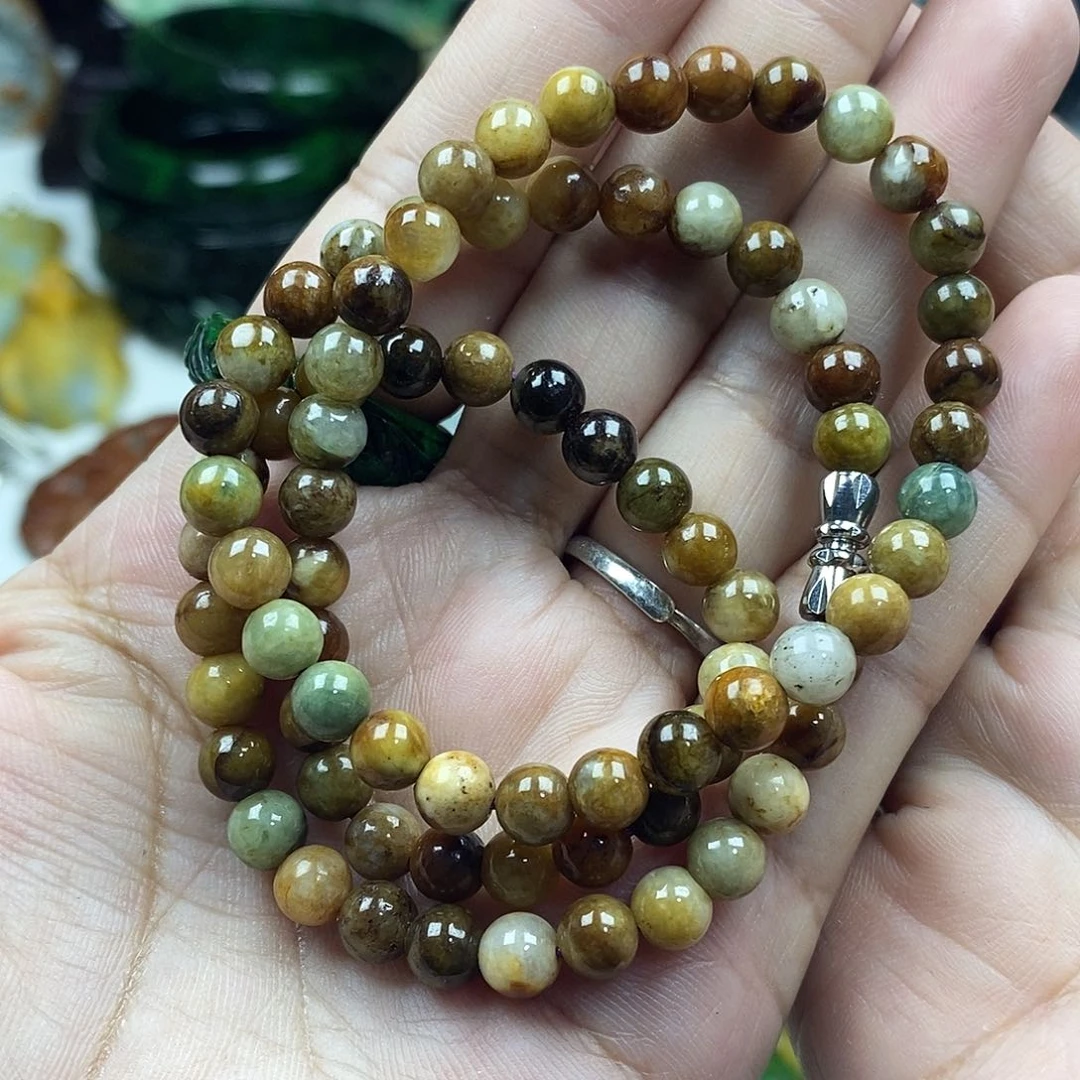 颈饰未镶嵌翡翠项链