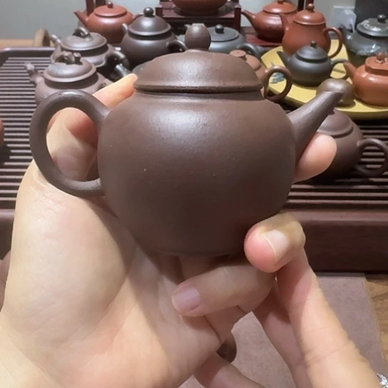 ꧁****꧂紫泥高水平壶