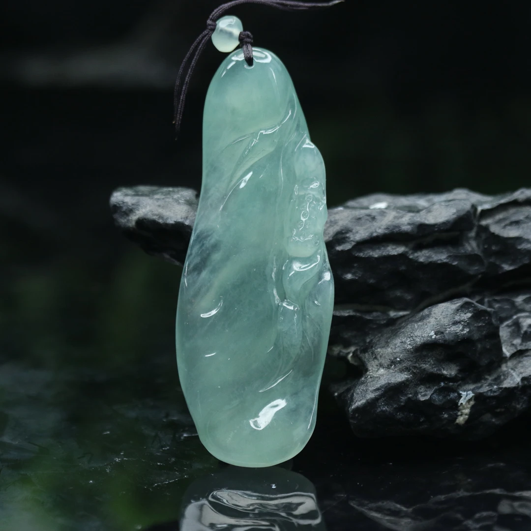 FC36天然缅甸翡翠A货力争上游/500358/保利厦门拍卖