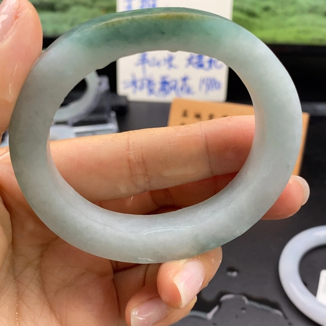 定制翡翠翡翠手镯未镶嵌咔****翡翠手镯