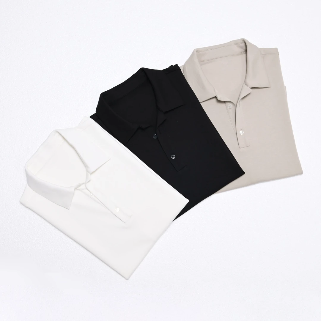 （现货）凉感柔润男款POLO衫T恤奥地利兰精莫代尔商务通勤